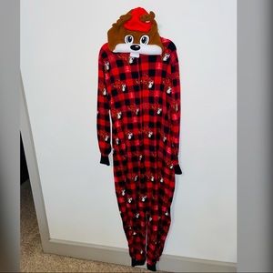 Buc-ees Christmas Reindeer Onsie